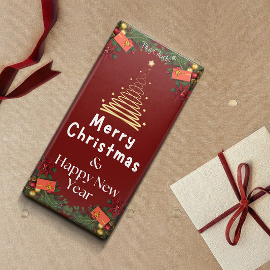 TinyGlads Festive Harmony Chocolate Bar | Christmas & New Year Edition | 80g