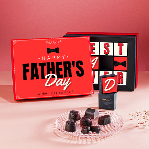 Happy Father’s Day Chocolate Gift Box – 12 Pcs Inside
