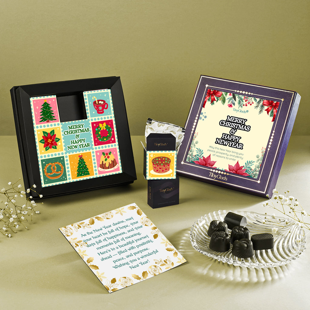 Happy New Year PhotoFrame Chocolate Box