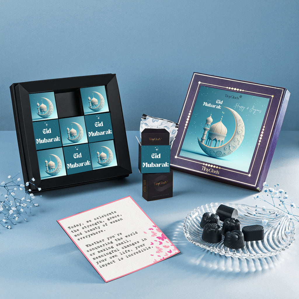 TinyGlads Eid Moonlight Chocolate Gift Box | 9 Handcrafted Truffles