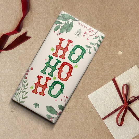 TinyGlads Holly Cheer Chocolate Bar | Holiday Edition | 80g