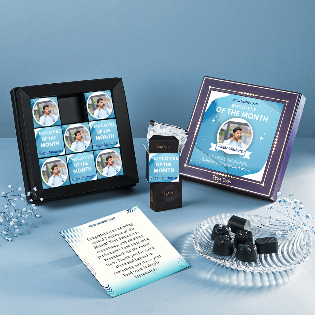 Employee of the Month | Custom Chocolate Recognition Gift