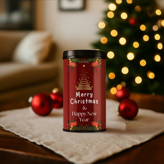 TinyGlads Festive Wishes Chocolate Truffle Jar | Christmas & New Year Gift | 250g
