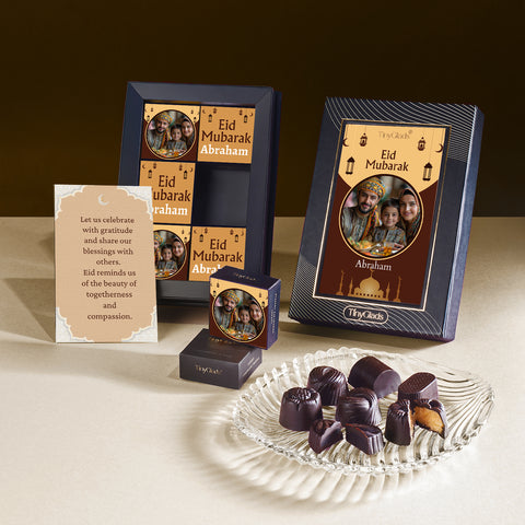 TinyGlads Custom Eid Chocolate Gift Box | 6 Assorted Truffles