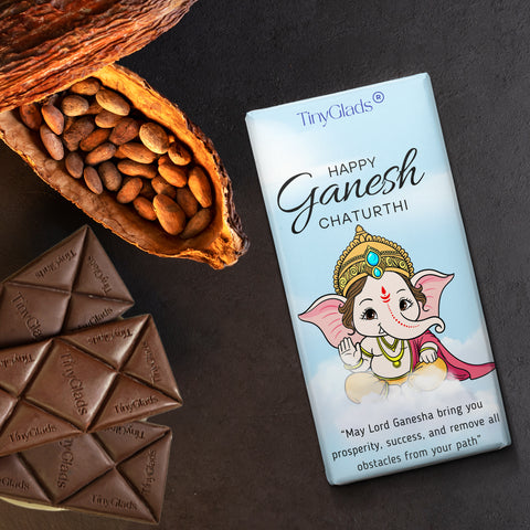 Lord Ganesha Special Chocolate Bar | Almond & Cranberry