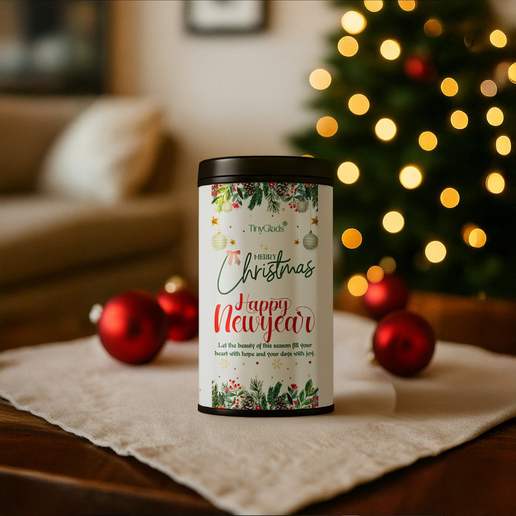 TinyGlads Winter Wonderland Chocolate Jar | Christmas & New Year Special | 250 grams