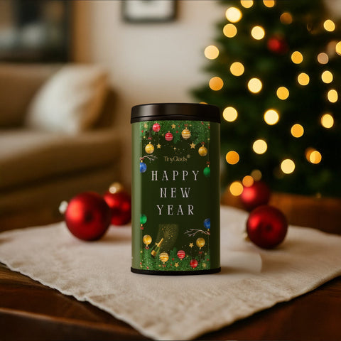 TinyGlads New Year Celebration Chocolate Jar | Premium Festive Gift | 250g
