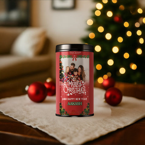 TinyGlads Family Moments Chocolate Jar | Personalized Christmas Gift | 250g