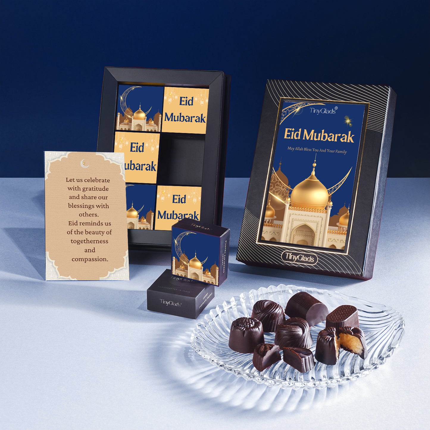 TinyGlads Royal Eid Chocolate Gift Box | 6 Truffles
