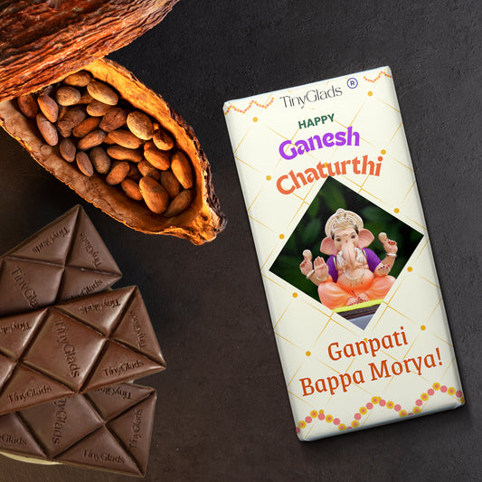 Divine Ganesh Chaturthi Chocolate Bar | Premium Festive Gift