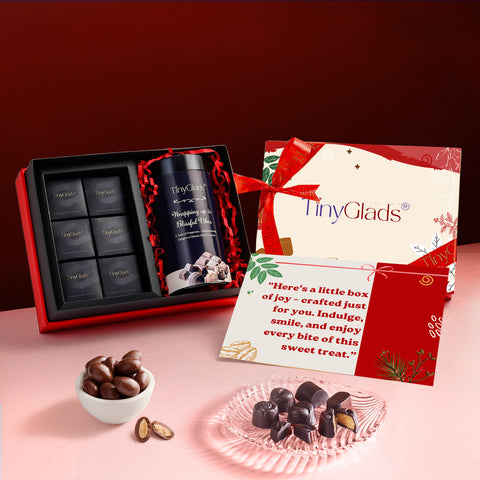 Premium Indulgence Chocolate Jar & Truffle Gift Box