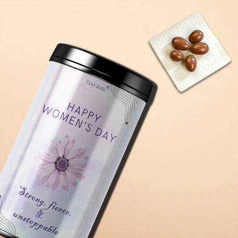 TinyGlads Strong, Fierce & Unstoppable Chocolate Gift Jar | Women's Day
