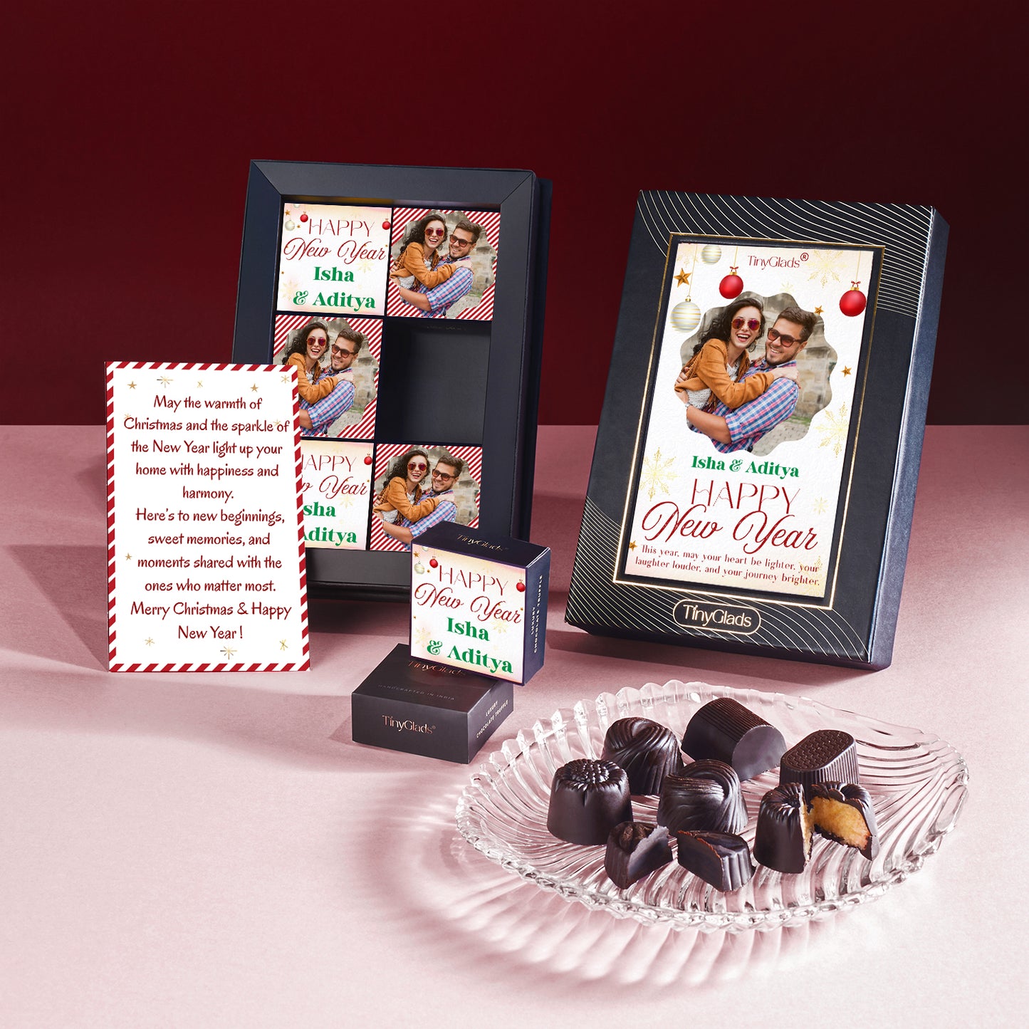 Personalized New Year Chocolate Box