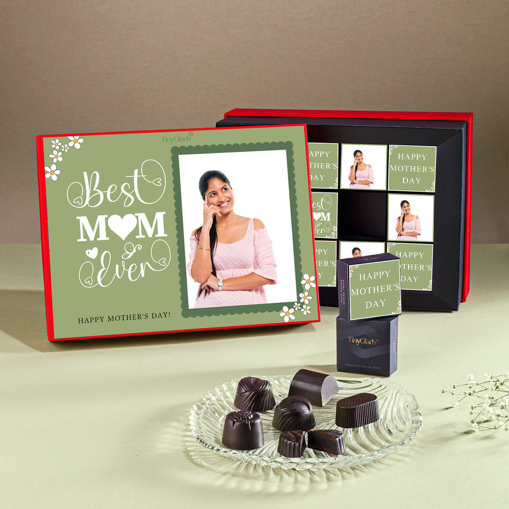 Mother’s Day Custom Celebration Box | 9 Truffles with Message Card