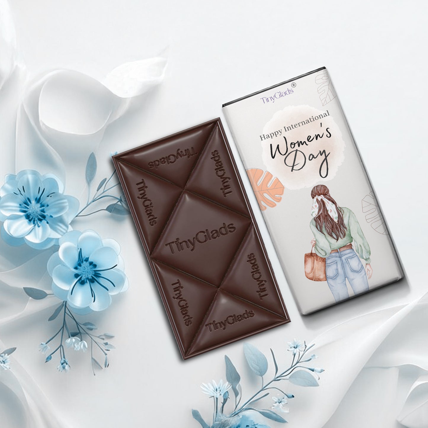TinyGlads Women's Day Celebration Chocolate Bar | 80g