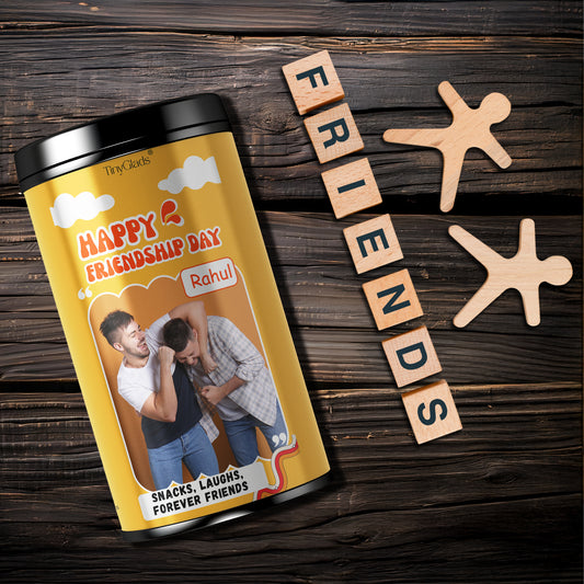 Custom Photo Friendship Chocolate Truffle Jar | 12 Truffles