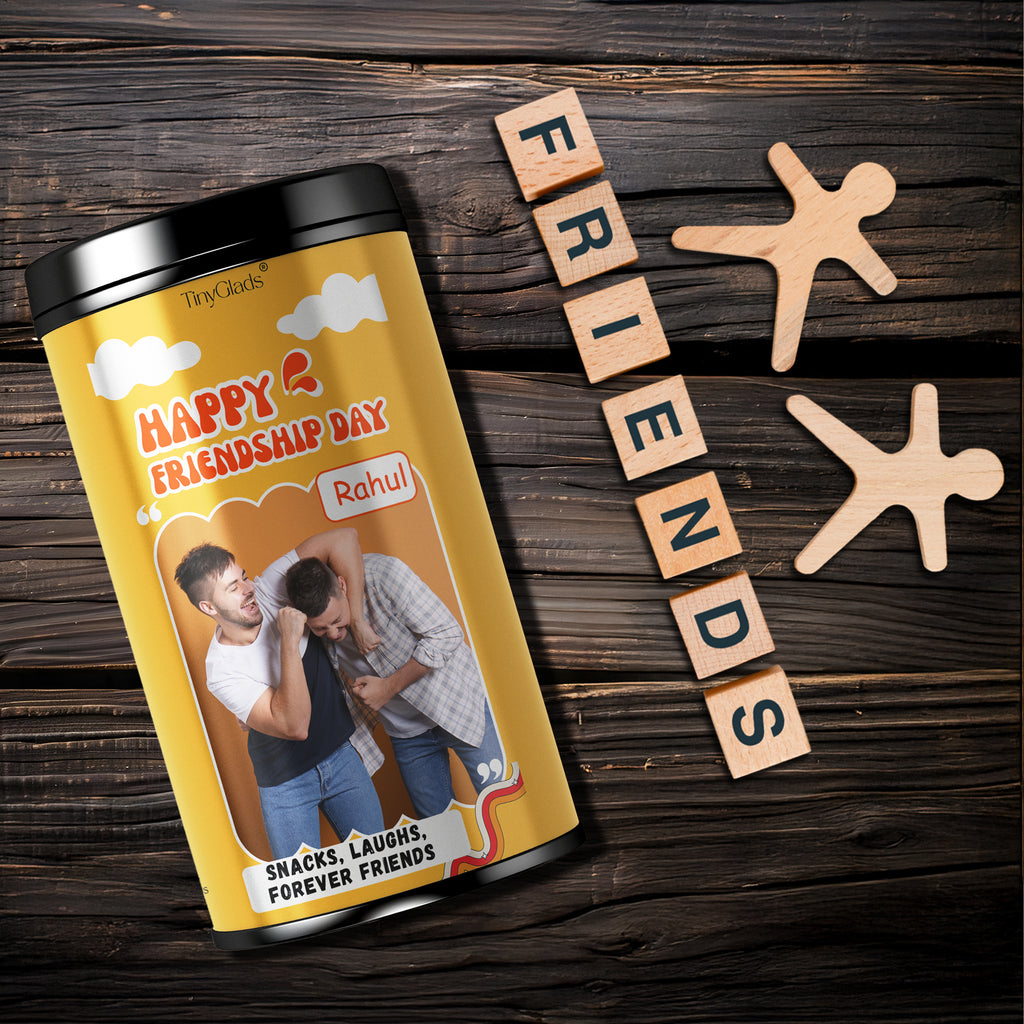 Custom Photo Friendship Chocolate Truffle Jar | 12 Truffles