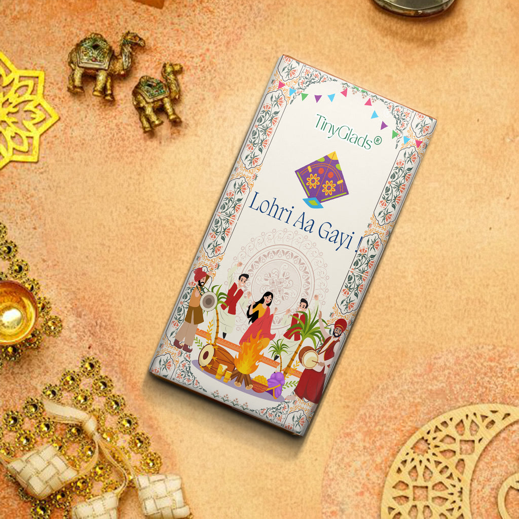 TinyGlads Lohri Aa Gayi Chocolate Bar | 80g