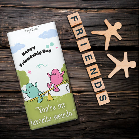You're My Favourite Weirdo Chocolate Bar | Almond & Cranberry