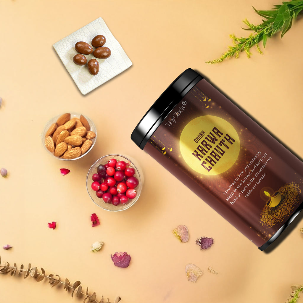 Shubh Karwa Chauth Premium Chocolate Gift Jar