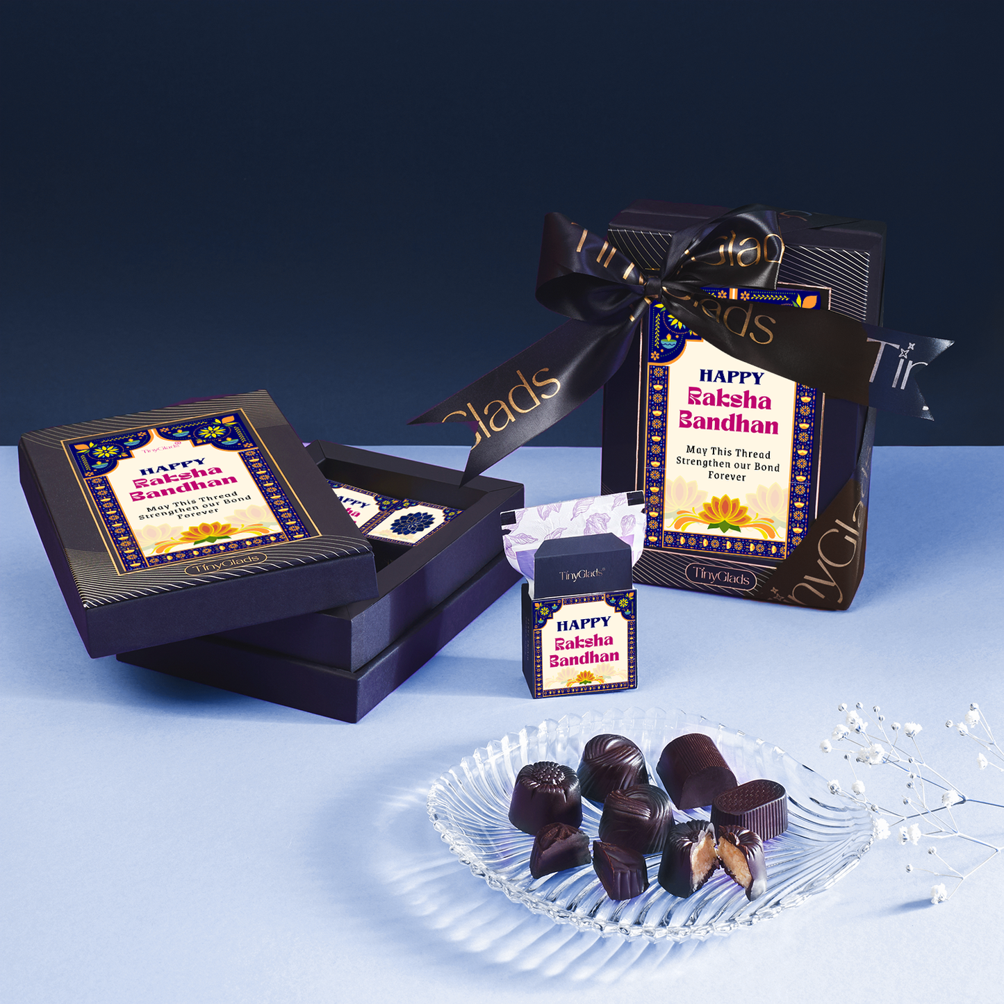 Rakhi Celebration Box – Chocolates, Rakhi & Love