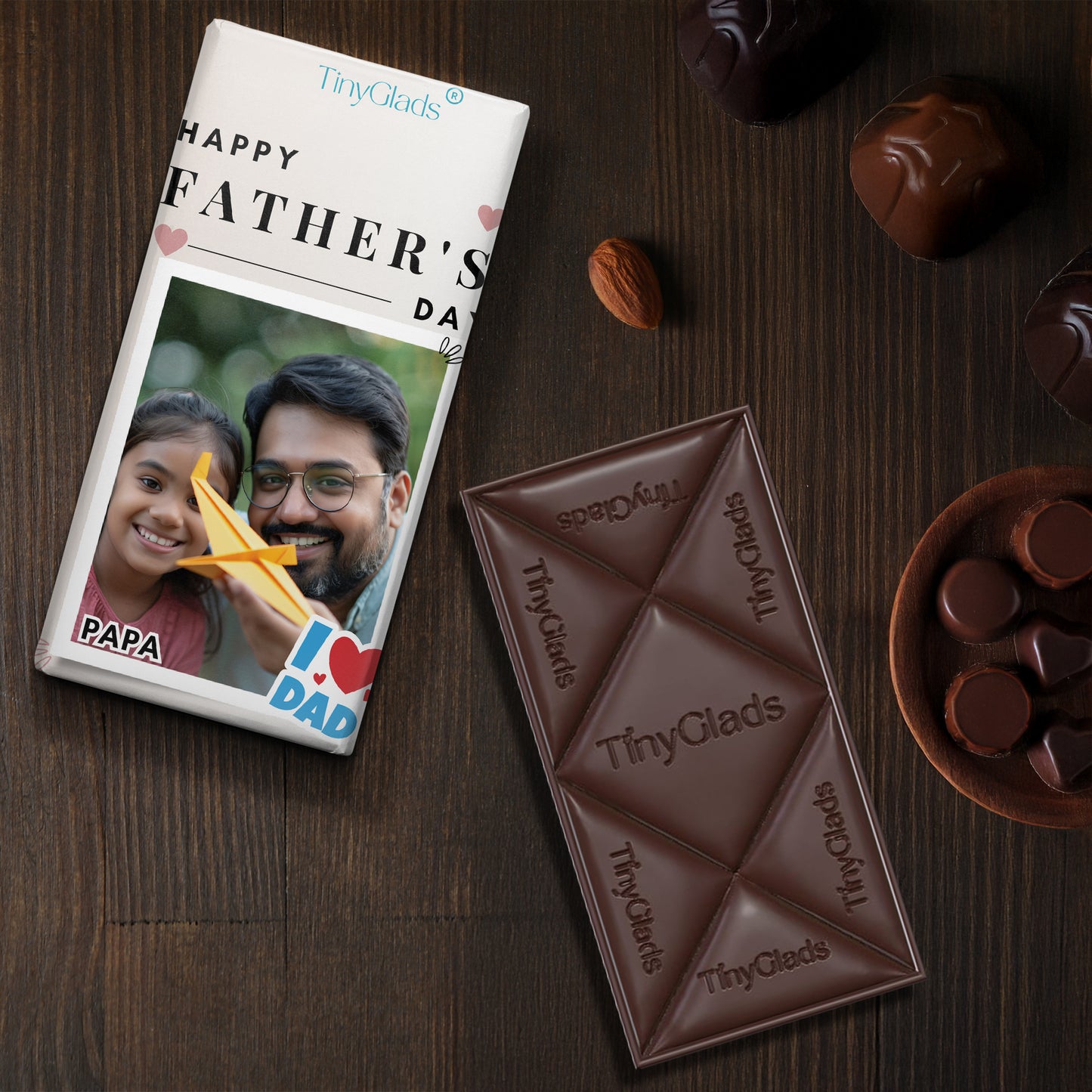 Customised Father’s Day Chocolate Bar for Dad