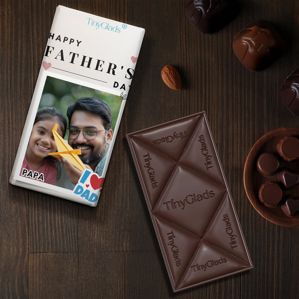 Customised Father’s Day Chocolate Bar for Dad