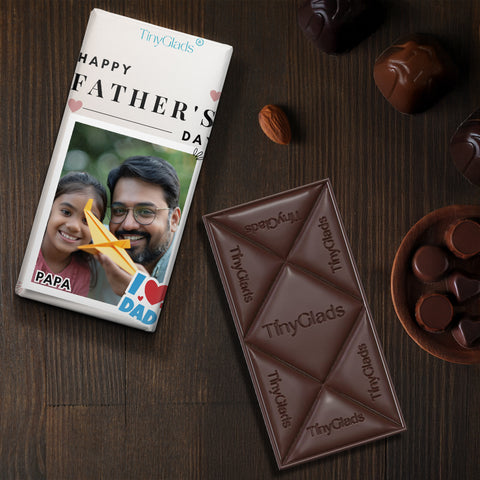 Customised Father’s Day Chocolate Bar for Dad
