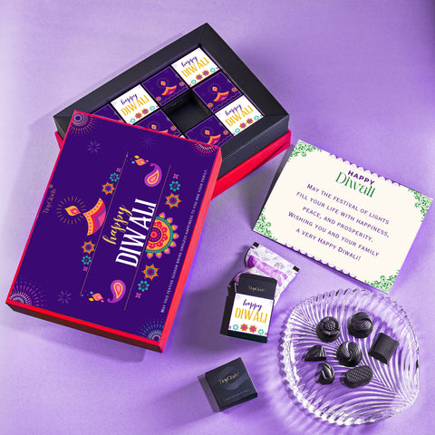 Luxury Diwali Chocolate Truffle Box – 12 Premium Delights