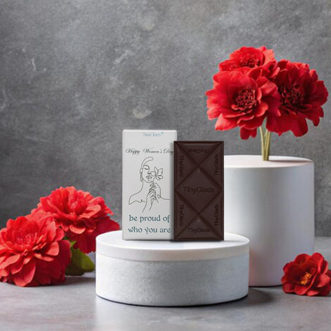 TinyGlads Be Proud of Who You Are | Women's Day Chocolate Bar | 80g