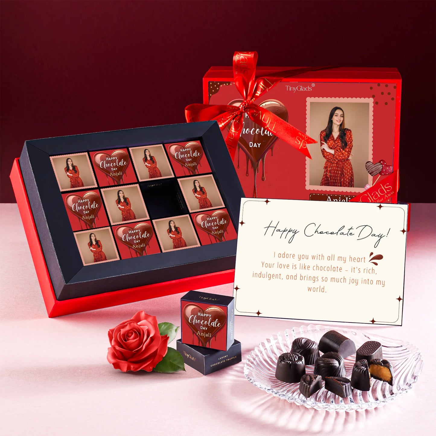 Chocolate Day Personalised Chocolate Gift Box