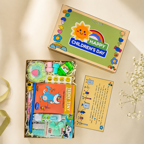 TinyGlads Bright Minds Children's Day Activity Hamper | Creative Gift Box