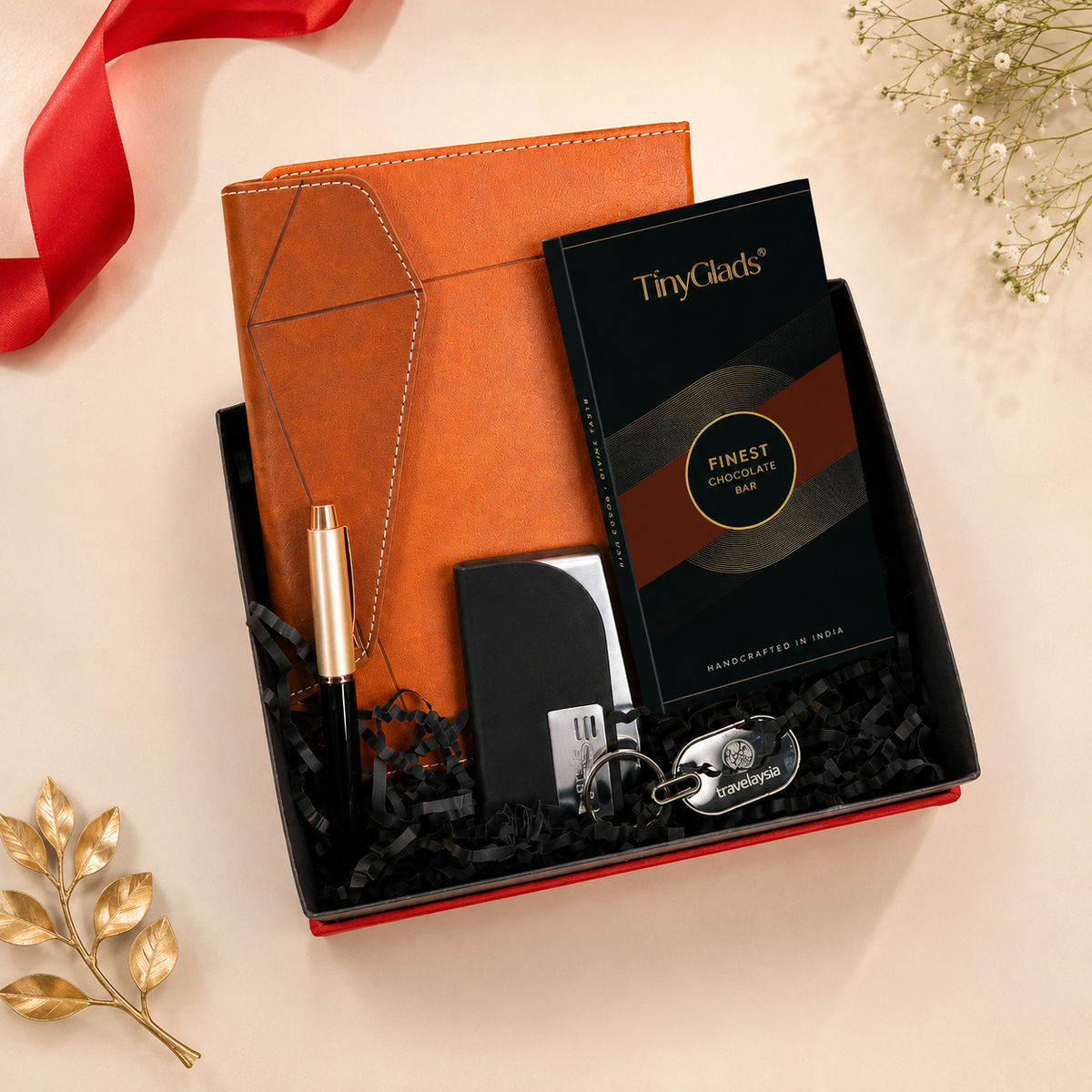 Corporate Gift Box | Chocolate Bar, Diary, Pen & Card Wallet
