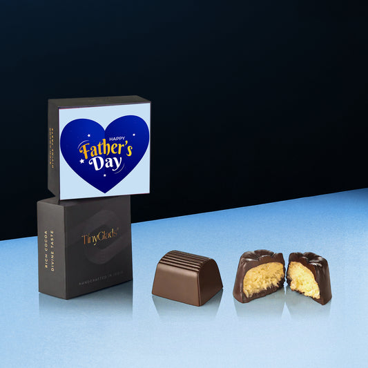 Chocolate Gift Box for Dad | Truffles & Bars Combo