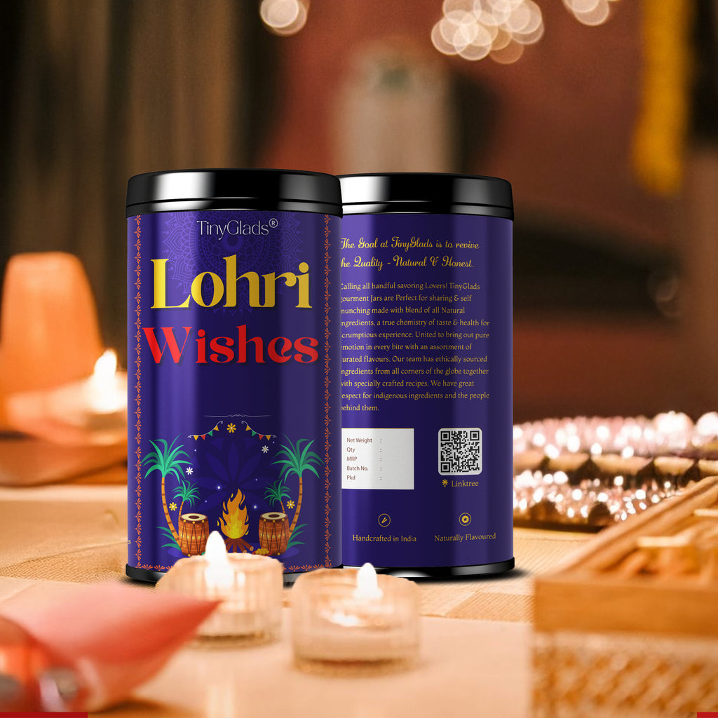 TinyGlads Lohri Wishes Chocolate Truffle Jar | 12 Truffles