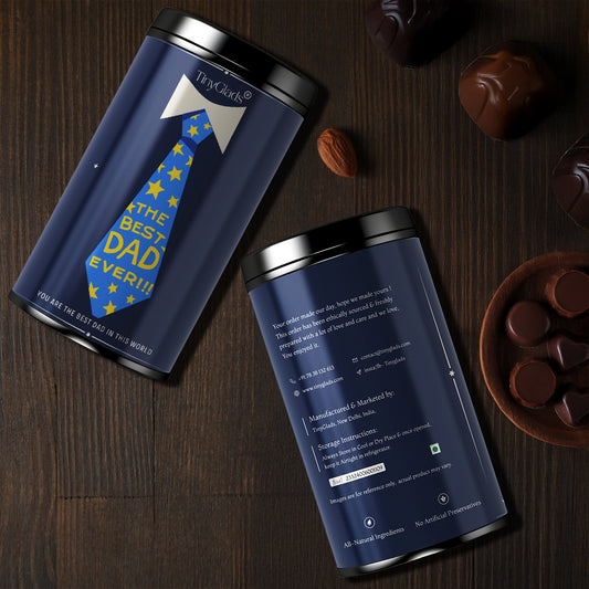 Tie Theme Father’s Day Chocolate Jar