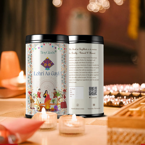 TinyGlads Lohri Special Chocolate Truffle Jar | 12 Chocolates