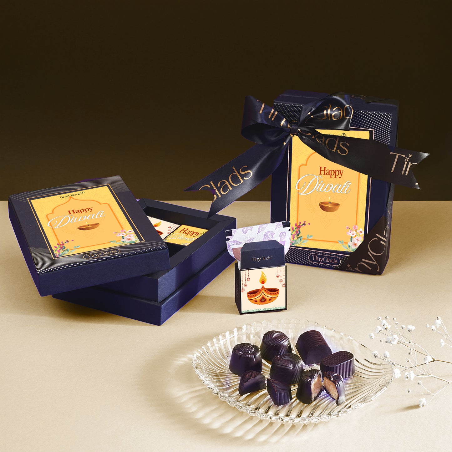 Diwali Chocolate Gift Box with 6 Premium Truffles