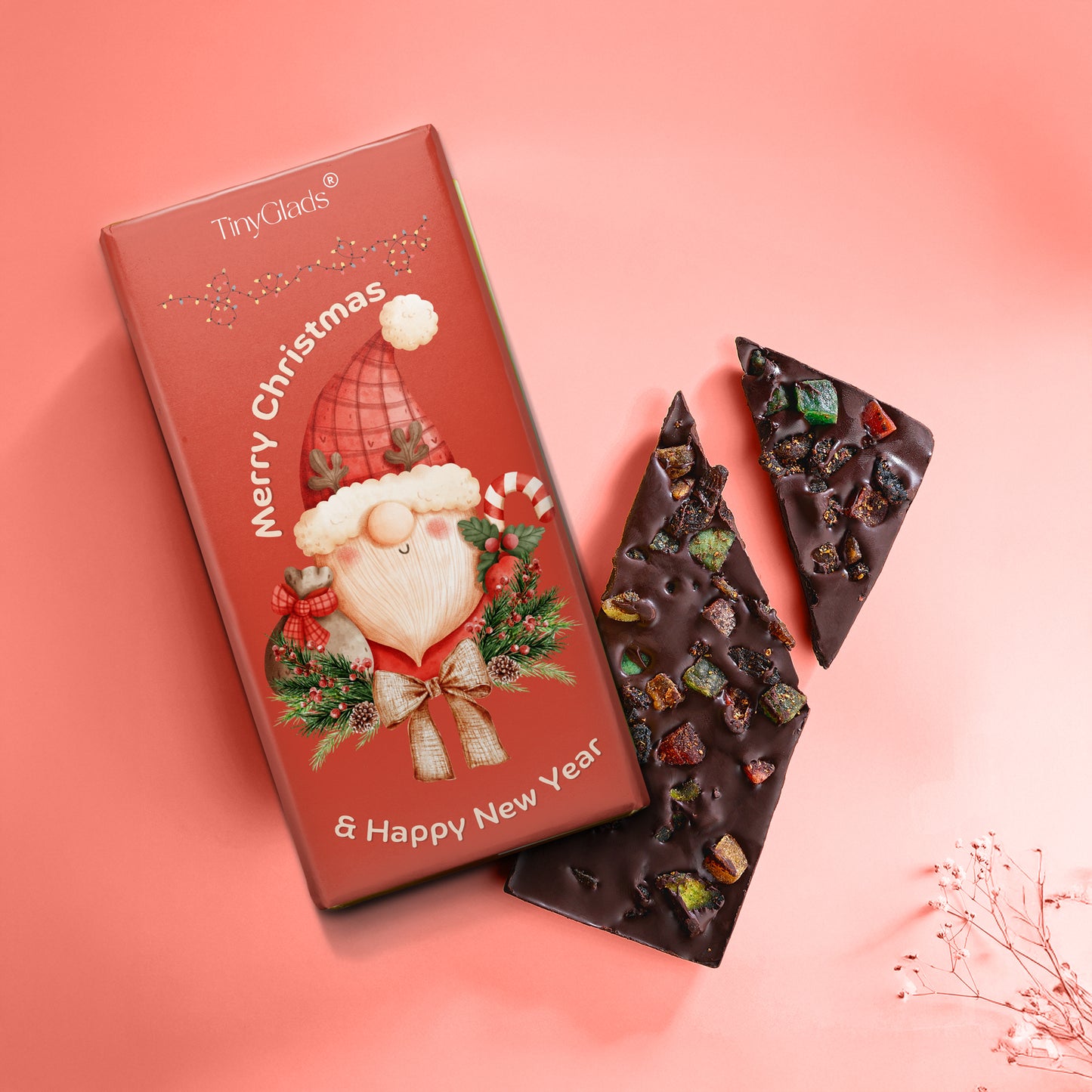 Merry Christmas Chocolate Bar Gift