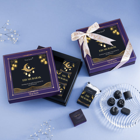 TinyGlads Gourmet Eid Chocolate Gift Box | 9 Premium Truffles