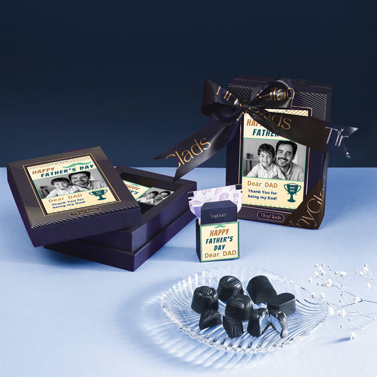 Best Dad Personalized Chocolate Box – 6 Pcs