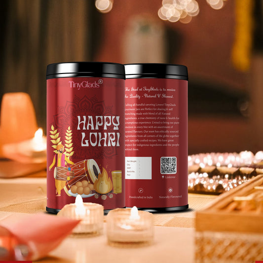 TinyGlads Lohri Delight Chocolate Truffle Jar | 12 Premium Truffles
