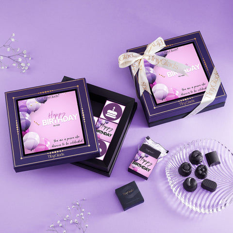 A Box Full of Sweet Birthday Wishes | 9 Chocolates Truffes