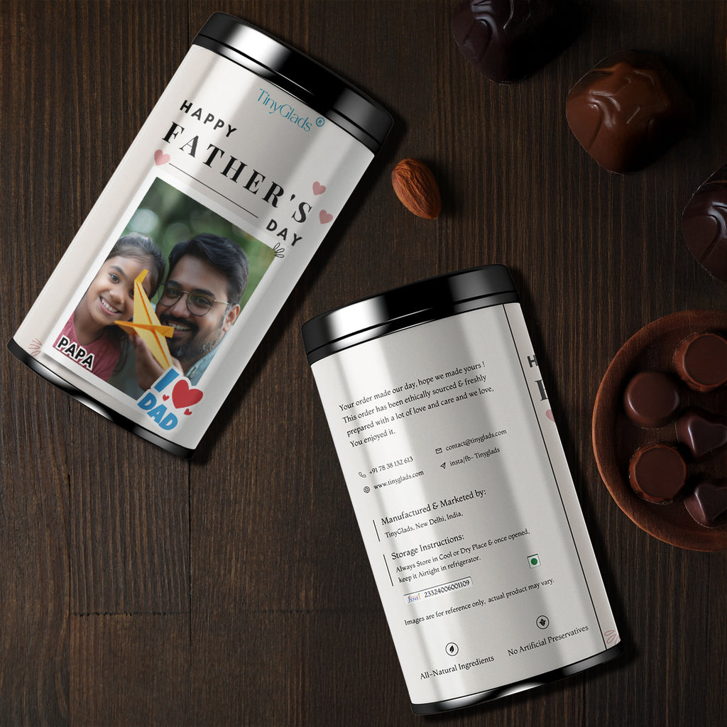 Customised Father’s Day Chocolate Jar