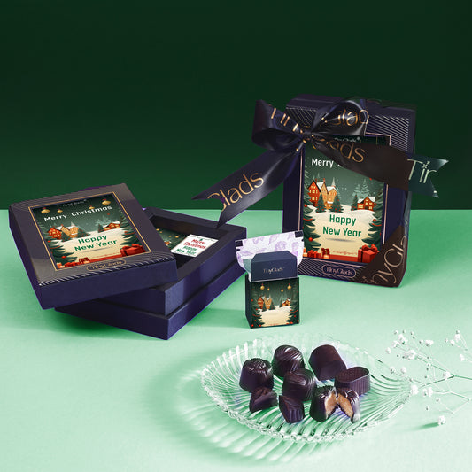 Christmas Chocolate Gift Box with 6 Premium Truffles