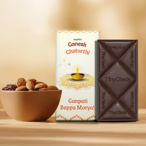 Ganesh Chaturthi Chocolate Gift Box – 9 Truffles & Chocolate Bar