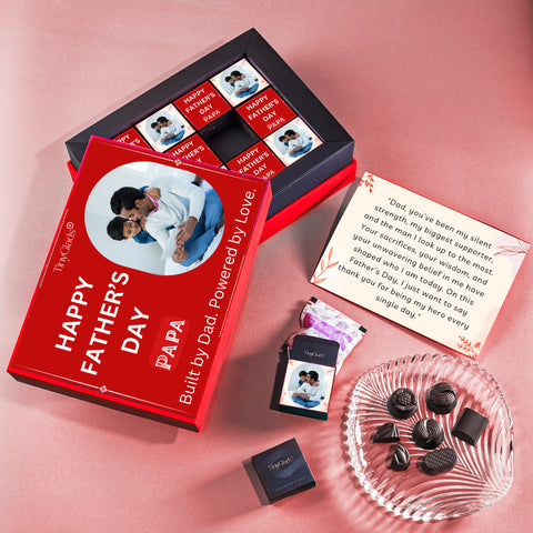 Love You Dad Premium Chocolate Box – 12 Pcs Inside