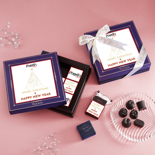 TinyGlads Executive Corporate Christmas Gift Box | 9 Assorted Truffles