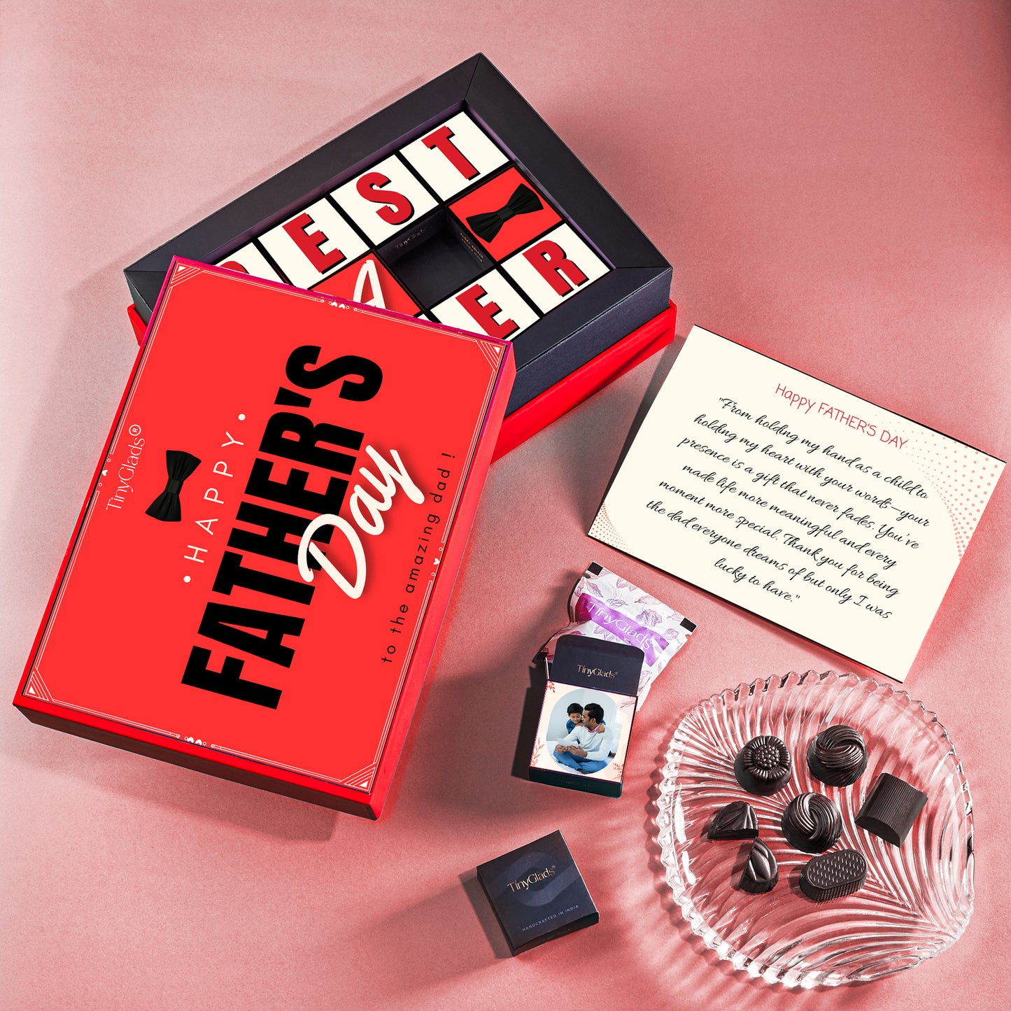 Happy Father’s Day Chocolate Gift Box – 12 Pcs Inside