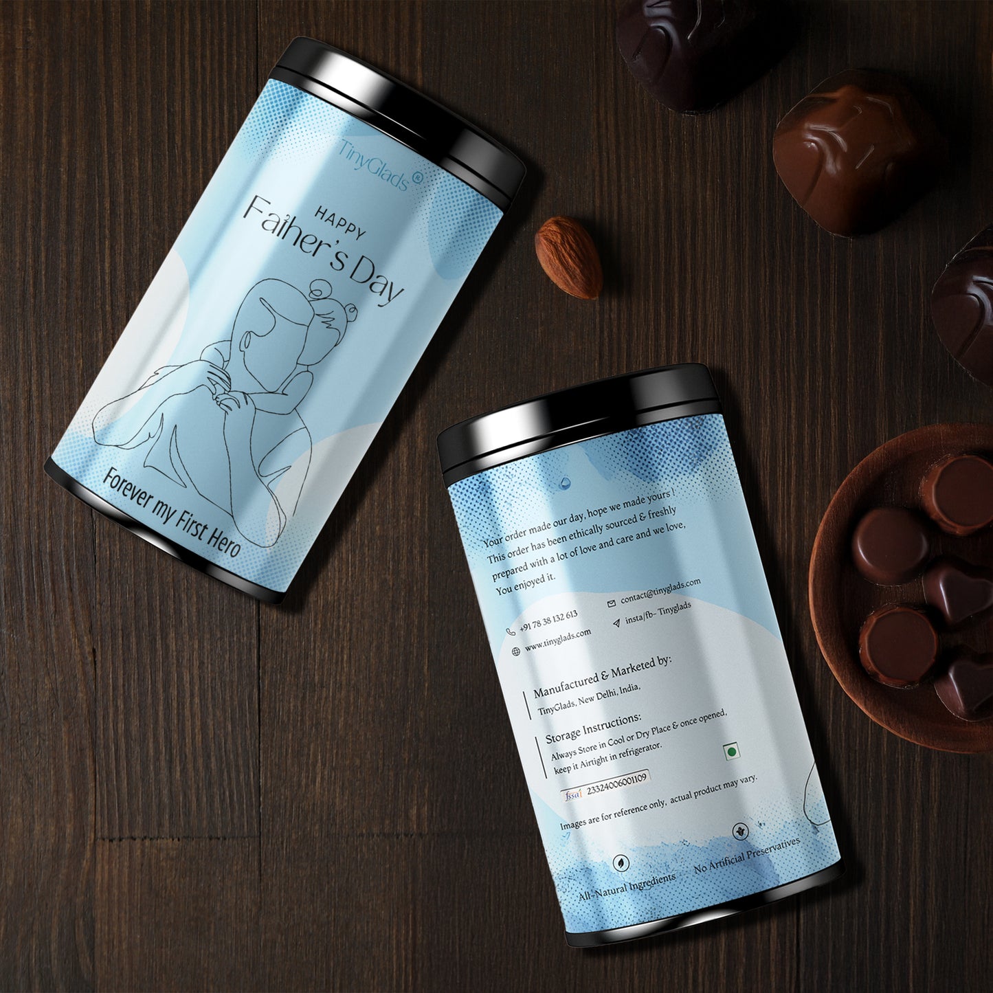 Forever My First Hero Chocolate Jar